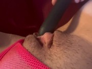 Italian Horny Milf Artemisia Love Hot Solo Pussy Play Session POV with Sex Toy Horny AF Close up 3/16