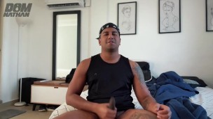 Cut cock humiliation PRECUM drooling Eng-Esp