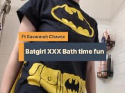 Batgirl XXX Bath Time - Full video found on OF 3/16