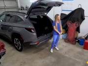 Roadside - Ashley Tee Gets Her Car And Her Pussy Worked On 1/16