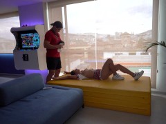 Behind the scenes photo shoot with Camila Colegiala part 1