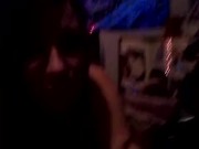 Rolling blunt topless  getting ready for ROXY Fox debut 6/16