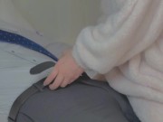 【M男専用動画🐰✨】仕事帰りのムレムレちんぽを熱いうちに射精させてあげる🥰💗 3/16