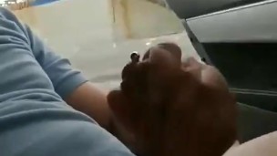public cum in backseat of my car