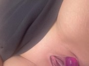 Close up of my wet pussy being played with 3/16