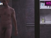 Busty Maid's First Day: Naked Man, Cock Washing with Blowjob, Night Surprise Sex with Creampie 2/16