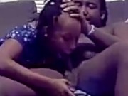 Sexy ebony let fuck her face and cum in throat 10/16
