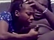 Sexy ebony let fuck her face and cum in throat 14/16