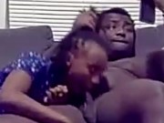 Sexy ebony let fuck her face and cum in throat 5/16