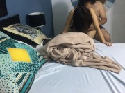 I fuck my girlfriend on all fours until I fill her pussy. 3/16