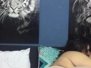 I fuck my girlfriend's ass and she makes delicious moans. 10/16