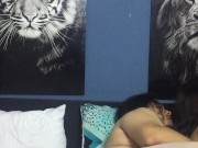 I fuck my girlfriend's ass and she makes delicious moans. 12/16