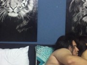 I fuck my girlfriend's ass and she makes delicious moans. 15/16