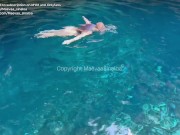 Stepbrother fucks his stepsister in the shower and he cums on her big boobs 13/16