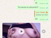 Chat con cita de Tinder lo dejo caliente (WhatsApp) 10/16