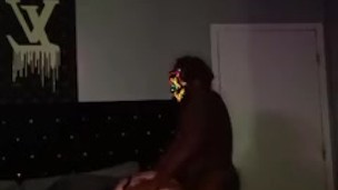 PAWG Fucks Masked BBC