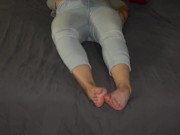 Multiple orgasmen Vorspiel auf dem Bett, Fantasien spielen lassen, Clyde verrückt machen 6/16