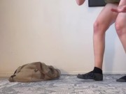 DESPERATE PEE on the RUG - No time for the toilet 13/16