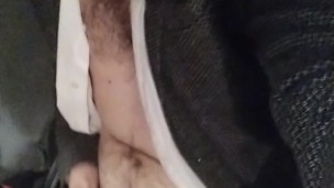 Horny car wank part3