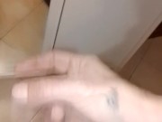 Sega con parolacce, tanta sborra nello specchio 10/16