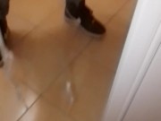 Sega con parolacce, tanta sborra nello specchio 16/16