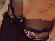 Sexy black lingerie 8/16