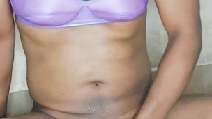 Tiny cock ladyboy love dirty sex with self