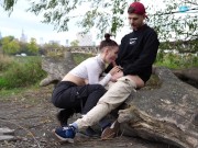 💦Public Sex Vlog: Deepthroat & unexpected pussy creampie 7/16