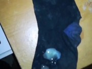 21 YEAR OLD COCK CUMS ON SOCK AT NIGHT 10/16
