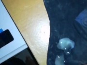 21 YEAR OLD COCK CUMS ON SOCK AT NIGHT 16/16