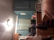 Smoking cooking rolling blow job tease with dildo 12/16