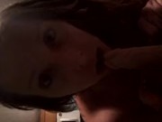 Smoking cooking rolling blow job tease with dildo 16/16