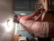 Smoking cooking rolling blow job tease with dildo 6/16