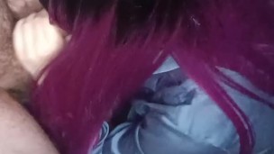 Cheating secretary sucking cock