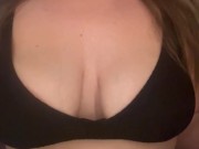 Massaging my big, natural breasts 1/16