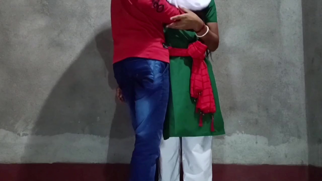 Indian school girls first time
