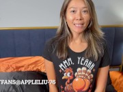 412 thanksgiving twerking on cock huge cumshot OnlyFans @ Appleliu-76 2/16