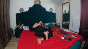 Preview- MilfyCalla- Masturbating, pussy playing and dirty talking while wearing sortswear 234