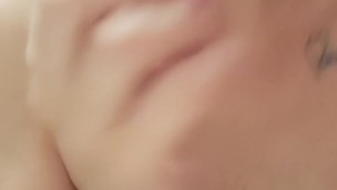 fucking my ass with a mini dildo