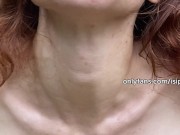 Take this redhead in the forest and watch her breasts bounce 16/16