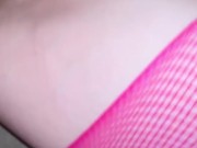 Cam gets fucked in both holes and creampied 7/16