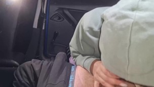 wife fucks in car with stranger while husband watches
