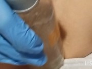 MY FIRST FUCK WITH A BIG DILDO IN MY TIGHT ASS 😭😭😭(full movie) 13/16