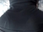 de vestido rebola e senta no pau