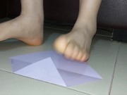 Feet origami cute bird_1 7/16