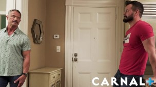 Kyle Steele seduces Reece Scott in friends apartment