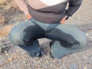 Ich musste soooo dringend Pissen während wir Spazieren waren 10/16