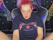 Kinda like this new raspy voice 🤭 Double-ended dildo 😍 wasn't expecting that at the end 😉