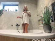 Wet vs dry, seethrough shirt in the shower 9/16