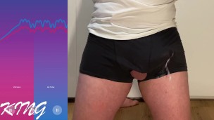 Hands free prostaste orgasm machine compilation